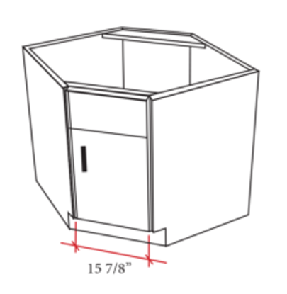 Picture of Sink Base Corner Cabinet (SBA)