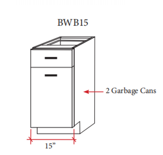 Picture of Base Wastebasket Cabinet (BWB)
