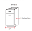 Picture of Base Wastebasket Cabinet (BWB)