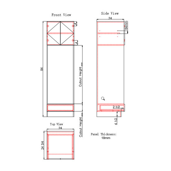 Picture of Oven Pantry Cabinet